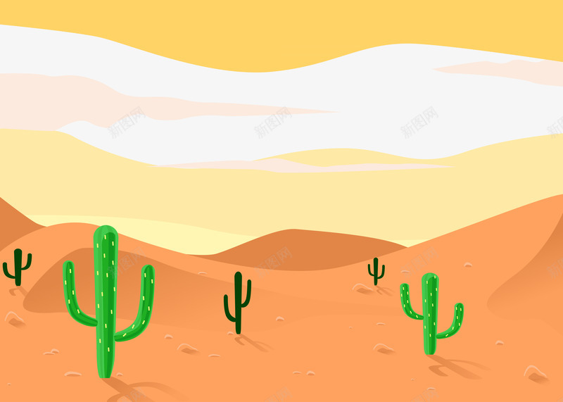 创意彩绘沙漠位图图形矢量图eps免抠素材_新图网 https://ixintu.com 位图图形 偏远地 创意 彩绘 沙漠 矢量图