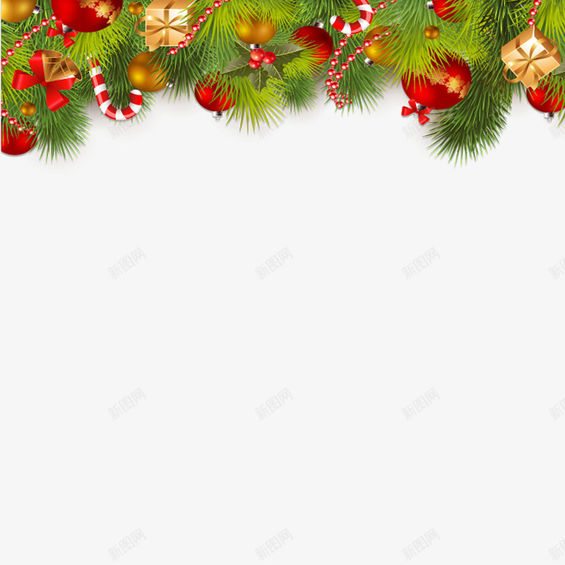 绿色圣诞节日悬挂png免抠素材_新图网 https://ixintu.com 彩球 植物 渐变 环境 红色 纹理 绿色 自然 质感