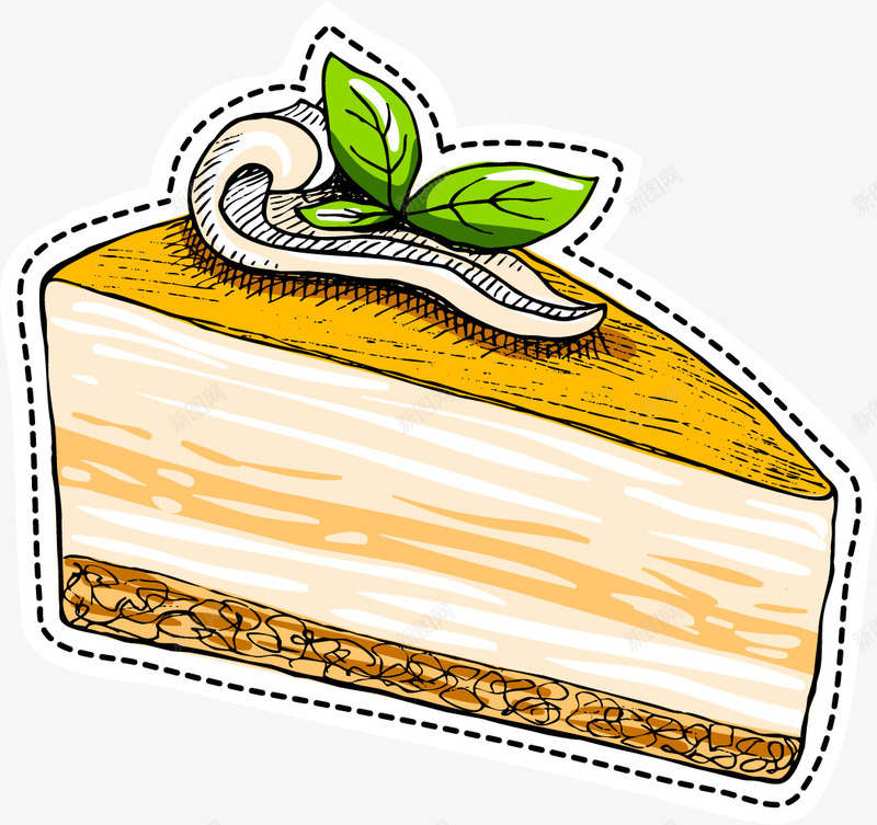 卡通蛋糕甜点图标png_新图网 https://ixintu.com 卡通蛋糕甜点 图标 彩绘食物 抠图材料 插画 美食 食物 餐饮食物
