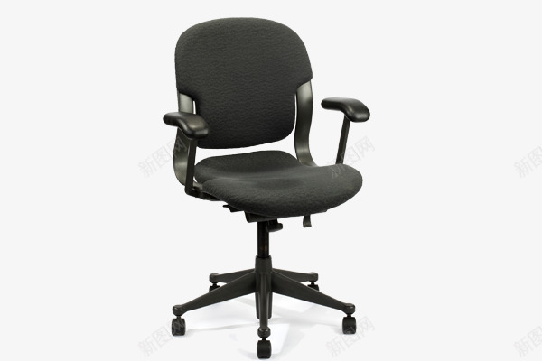 黑色办公椅png免抠素材_新图网 https://ixintu.com 企业 办公室 旋转 椅子