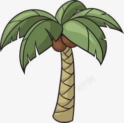 椰树矢量图素材