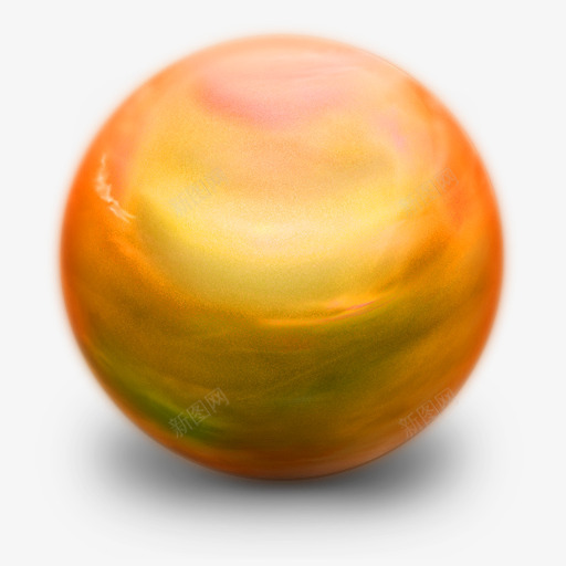 橙色清新星球装饰图案png免抠素材_新图网 https://ixintu.com 免抠PNG 星球 橙色 清新 装饰图案