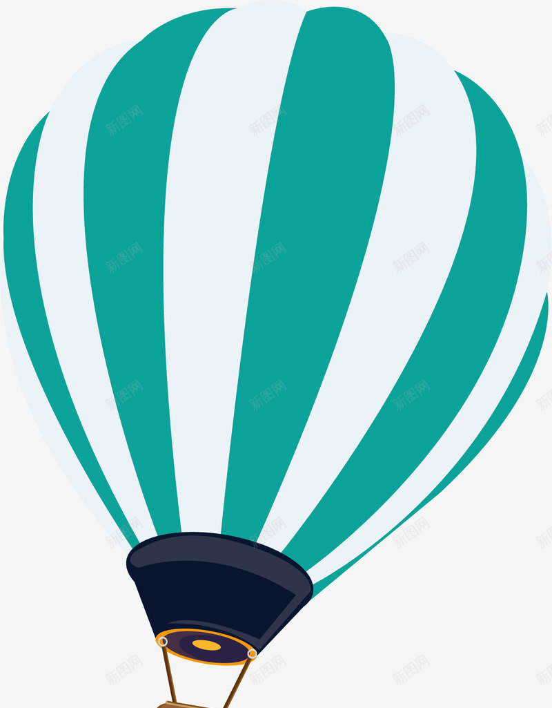 条纹热气球png免抠素材_新图网 https://ixintu.com 动画 工具 手绘 条纹 漂浮 热气球 蓝白条纹