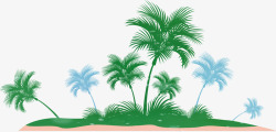 椰树矢量图素材