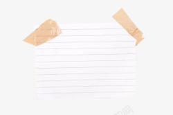 白色胶条空白笔记本便条纸高清图片