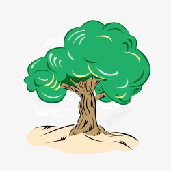 绿色树矢量图素材