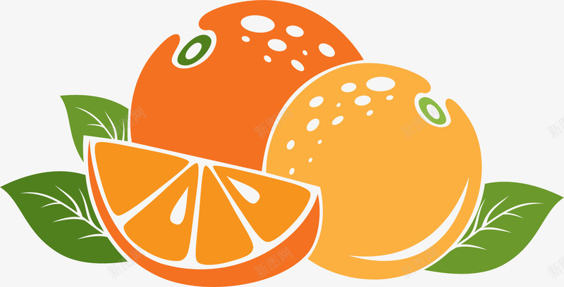 橙色卡通橘子png免抠素材_新图网 https://ixintu.com 卡通 果实 橘子 橙子 橙色 水果 清新 简约 装饰图案