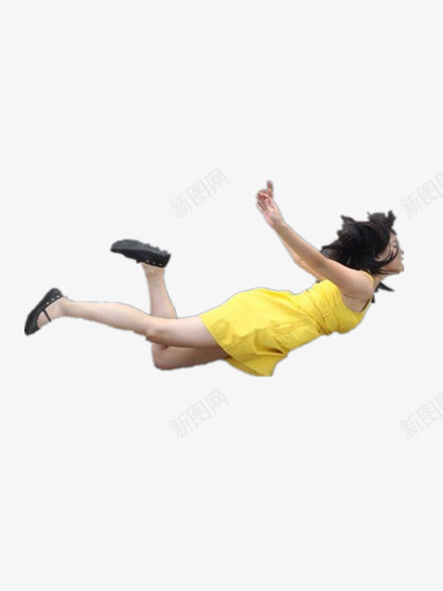 飞跃的女孩png免抠素材_新图网 https://ixintu.com 女孩图片 装饰图片 飞翔 飞跃图片