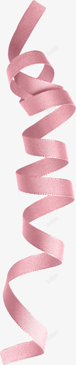 粉色旋转丝带素材