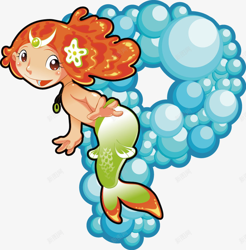 卡通海洋字母ppng免抠素材_新图网 https://ixintu.com 卡通 卡通海洋字母设计 字体设计 字母 海洋 童趣 艺术字