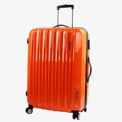 24寸橙色行李箱素材