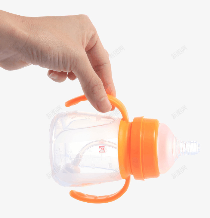 儿童水杯png免抠素材_新图网 https://ixintu.com PP胶水杯 婴儿水杯 橙色水杯 透明水杯