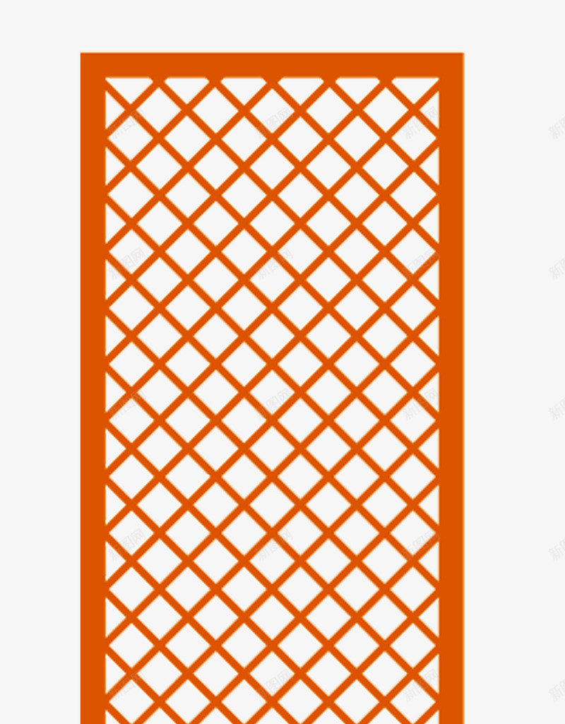 橙色格子密集格子png免抠素材_新图网 https://ixintu.com 密集棱格 密集的菱形格子 棱格 菱形格子 菱形格子图案 菱形棱格图案