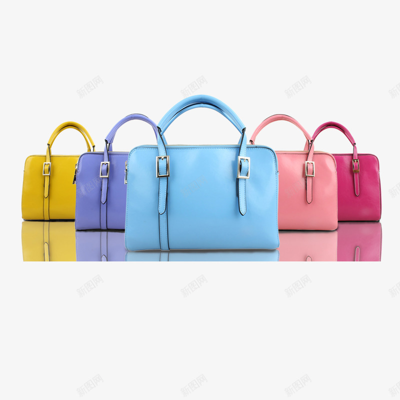 各种颜色的包包png免抠素材_新图网 https://ixintu.com 女士 彩色 手提包 颜色