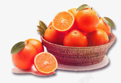橙色橘子素材