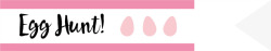 复活节彩蛋粉色标签素材