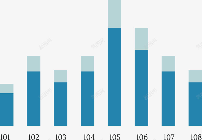 统计图png免抠素材_新图网 https://ixintu.com 公司总结 数据 潮流 统计图 蓝色