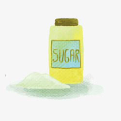 彩绘瓶子彩绘糖瓶子高清图片