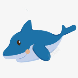 蓝色海洋动物蓝鲸素材