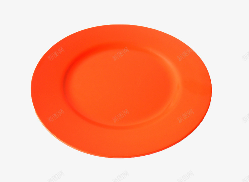 橙色一次性餐盘png免抠素材_新图网 https://ixintu.com 一次性盘子 橙色 空盘子 蛋糕底盘 餐盘