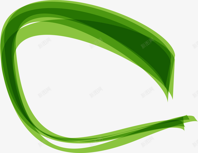 弯曲绿色条幅png免抠素材_新图网 https://ixintu.com 弯曲条幅 旋转条幅 渐变条幅 环保条幅 绿色丝带 绿色条幅