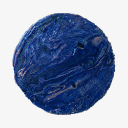 胶体球蓝色球体高清图片