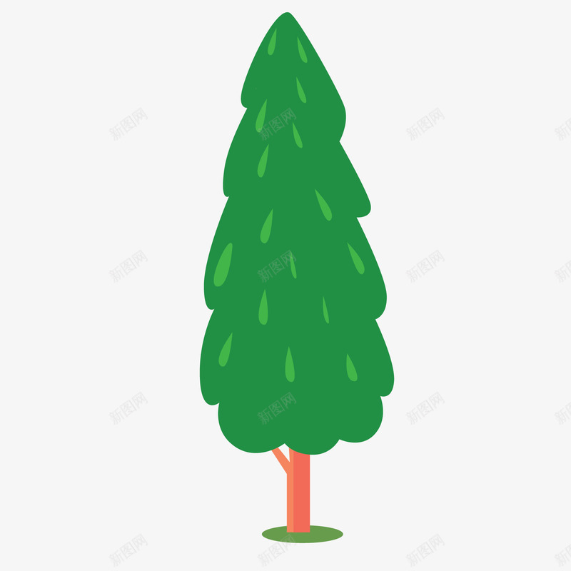 一颗绿色的卡通树木矢量图ai免抠素材_新图网 https://ixintu.com 一颗树 卡通 卡通树木 日常 树木 植物 绿色树 矢量图