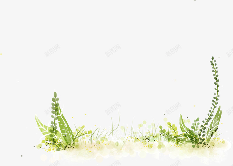 创意元素合成草本植物彩绘png免抠素材_新图网 https://ixintu.com 元素 创意 合成 彩绘 草本植物