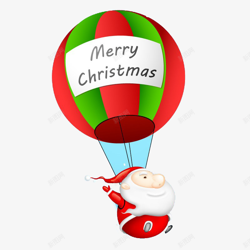 圣诞老人热气球横幅png免抠素材_新图网 https://ixintu.com 卡通 卡通热气球 喜庆 圣诞横幅 手绘 横幅 热气球 热气球条幅 祝福
