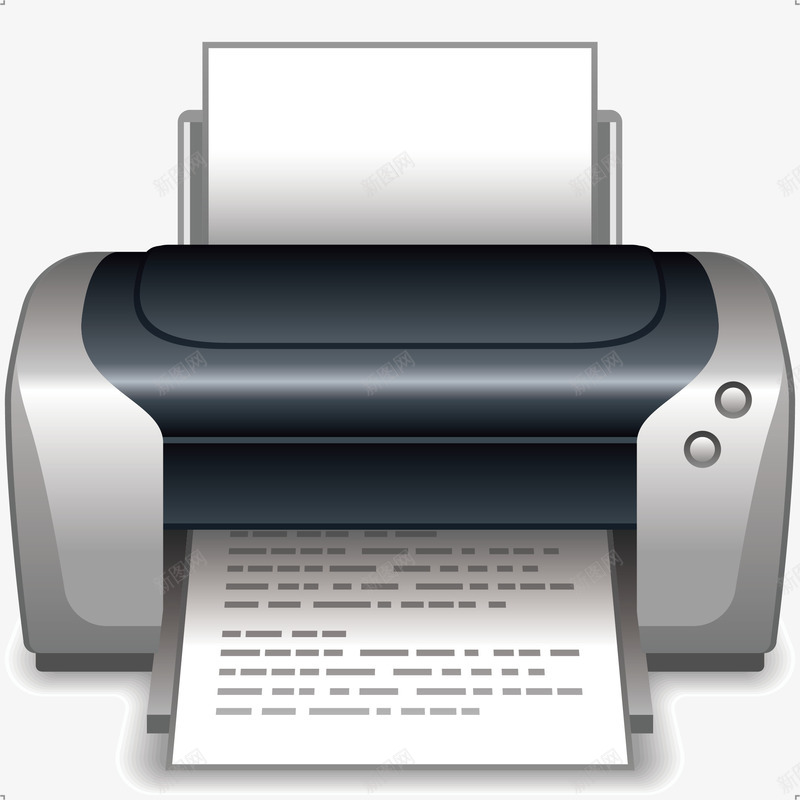 文字打印png免抠素材_新图网 https://ixintu.com 卡通 微信打印机 打印机 打印机耗材 文字 针式打印机