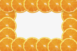 进口橙橙子切片高清图片