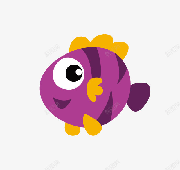 紫色比目鱼png免抠素材_新图网 https://ixintu.com 比目鱼 海洋鱼类 热带鱼类 紫色 鱼类