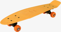 橙色滑轮黄色Skateboard高清图片