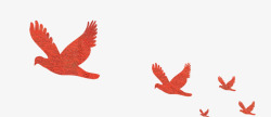飞舞的老鹰红色飞翔小鸟高清图片