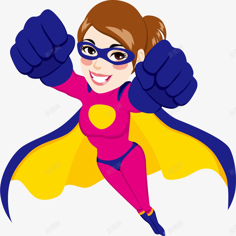 空中飞翔的超人矢量图eps免抠素材_新图网 https://ixintu.com 女超人 拯救世界 矢量图 矢量素材 超人 超人在飞 超人妈妈