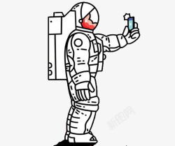 素描宇航员宇航员素描高清图片