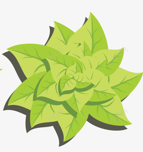 卡通树木俯视图png免抠素材_新图网 https://ixintu.com 卡通 卡通画 卡通装饰 树 植物 绿色 绿色植物 绿色装饰
