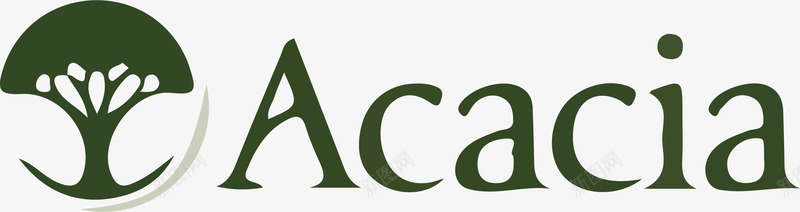 AcaciaLogo矢量图图标ai_新图网 https://ixintu.com Acacia Logo 产品 创意 图形 图标 圆形 墨绿色 树LOGO 树木 矢量图