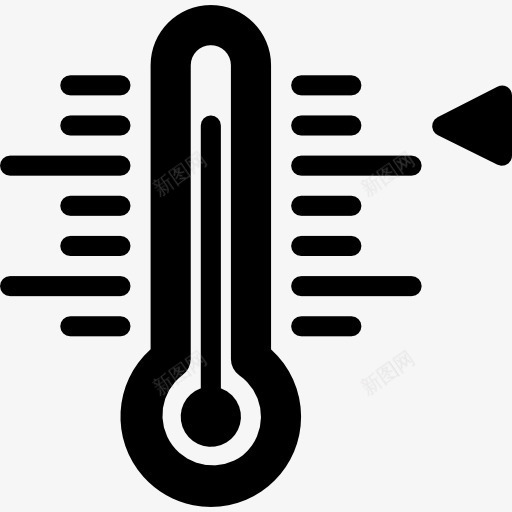 温度计图标png_新图网 https://ixintu.com 华氏度 各种工具和用具 摄氏度 水银 温度 温度计