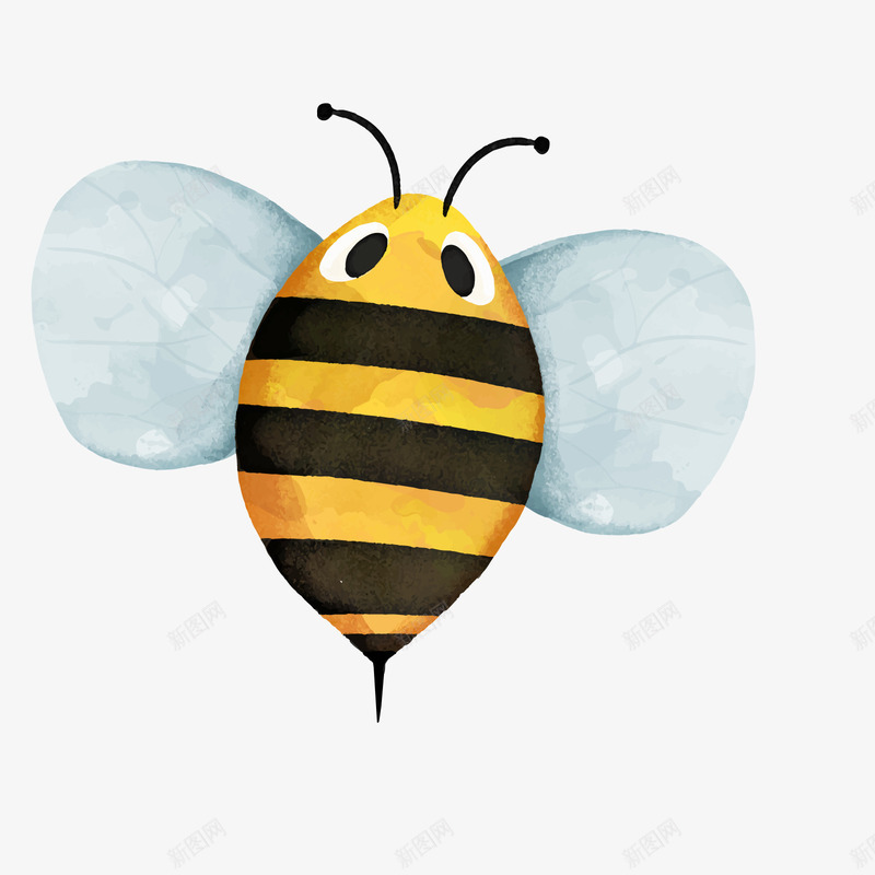 黄黑色飞翔的卡通蜜蜂矢量图ai免抠素材_新图网 https://ixintu.com 卡通 卡通蜜蜂 蓝色 蜜蜂 飞翔蜜蜂 黄色 黑色 矢量图