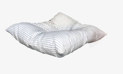 软垫png免抠素材_新图网 https://ixintu.com 方形 白色条纹 软垫 软枕
