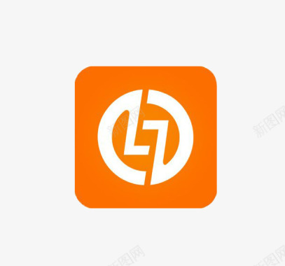 橙色互联网logo图标图标