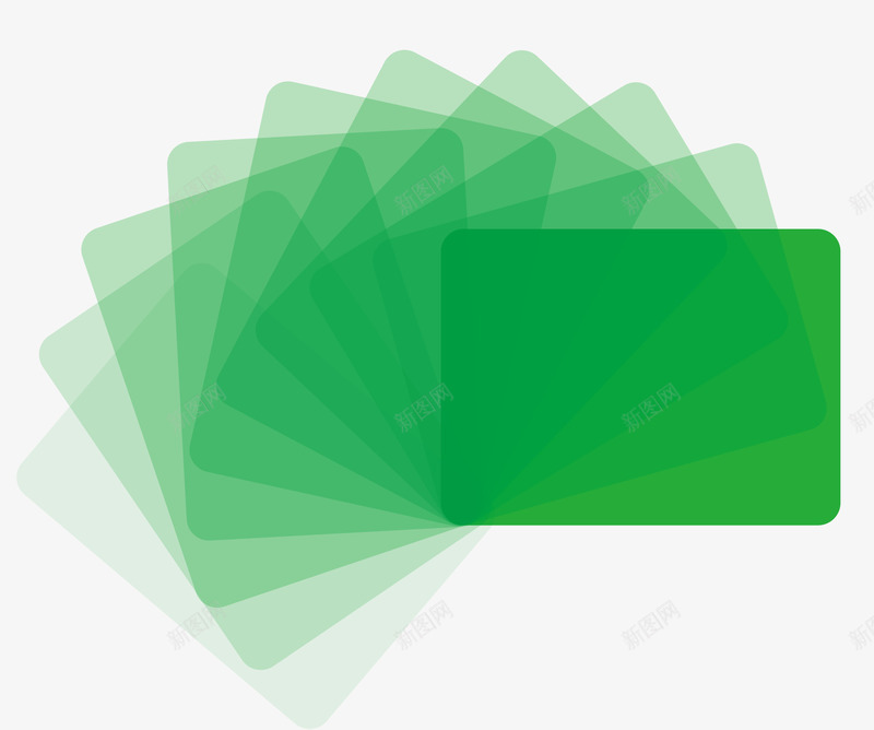 绿色圆角矩形旋转叠影矢量图eps免抠素材_新图网 https://ixintu.com 叠影 圆角矩形 旋转 矢量素材 绿色 矢量图