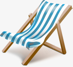 手绘彩绘合成沙滩椅素材