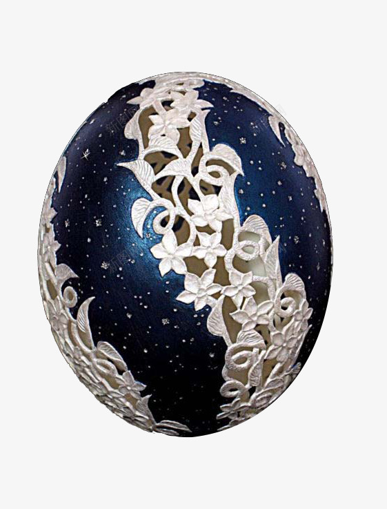 星空下的兰花png免抠素材_新图网 https://ixintu.com 产品实物 创意设计 彩绘 蛋壳 雕刻