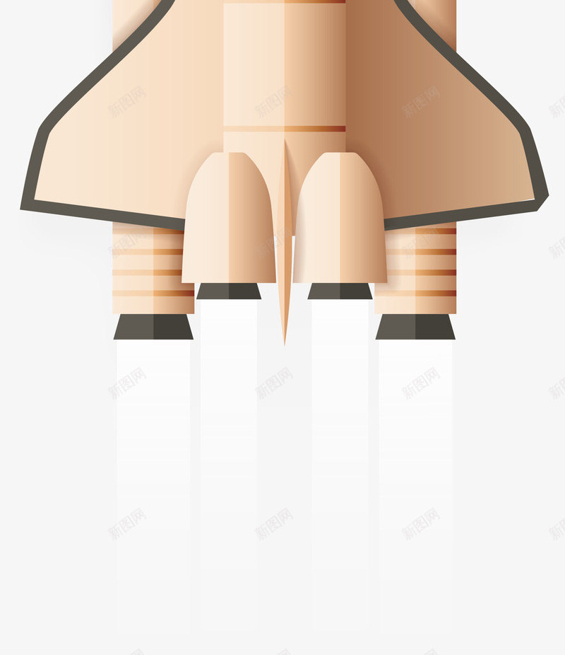 橙色卡通火箭png免抠素材_新图网 https://ixintu.com 卡通火箭 太空 宇宙 橙色火箭 航天公司 装饰图案 飞翔