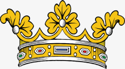 镶钻的纯金王座皇冠素材
