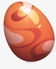 橙色彩蛋橙色复活节彩蛋高清图片