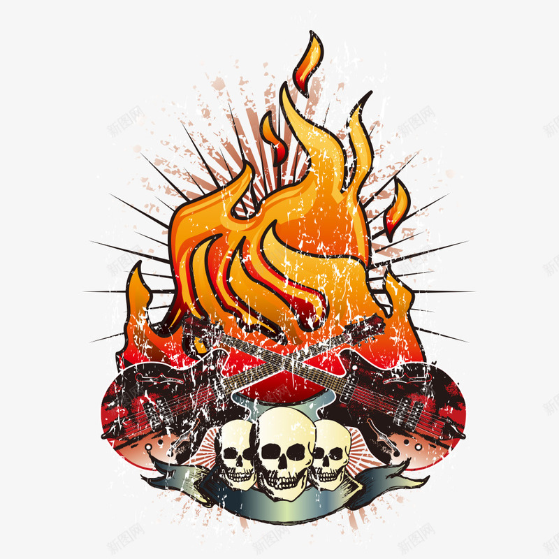 骷髅印花矢量图eps免抠素材_新图网 https://ixintu.com T恤印花 T恤印花图案 卡通骷髅 印花图案 服装印花 服装印花设计 矢量印花 骷髅印花 矢量图
