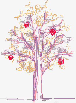 可爱卡通人物手绘树木png免抠素材_新图网 https://ixintu.com 人物 卡通人物 卡通图片 可爱 可爱元素 可爱卡通 手绘 果实 树木 涂鸦 线条 装饰